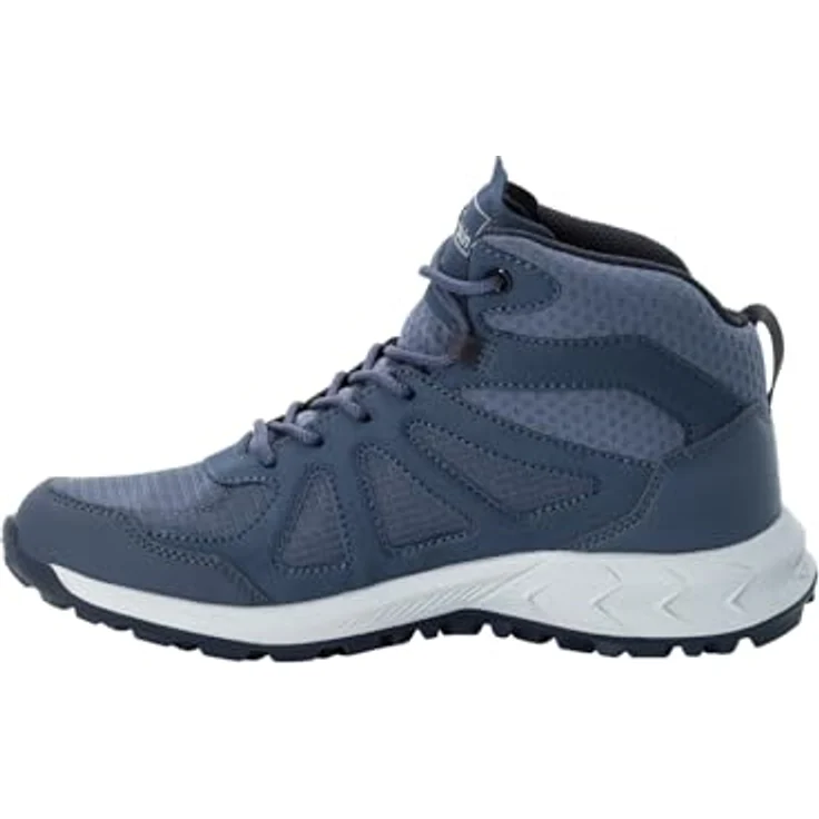 Jack Wolfskin Woodland 2 Texapore Mid W, Damen Wanderschuhe mit Reflex Foam-Mittelsohle, Blau – Bild 1