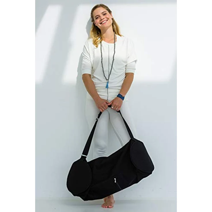 Yogistar Yogatasche Basic Extra Big, Baumwolle für Yogamatte 75cm, langlebig – Bild 3