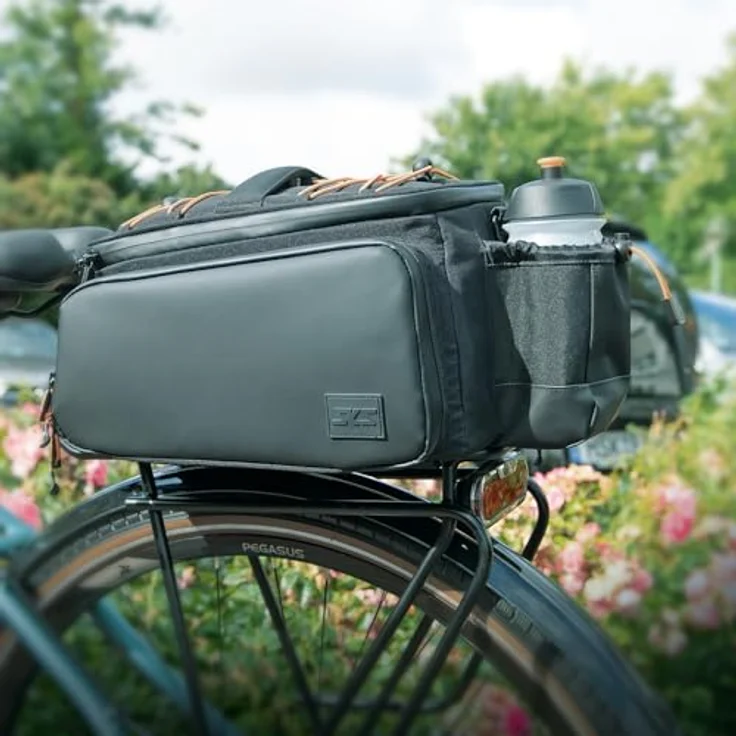 SKS Infinity Urban Trunkbag XL, 22 l Gepäckträgertasche, wasserabweisend mit ausklappbaren Seitentaschen, kompatibel mit MIK, AVS, KLICKfix und mehr – Bild 5