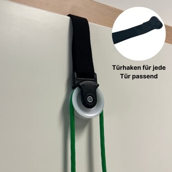 KEWUF Schultertrainer Pulley - Rehabilitation & Mobilitätstraining - Einfach An Tür Befestigen