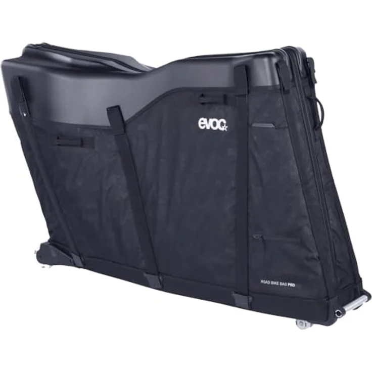 EVOC Road Bike Bag PRO, zusammenfaltbare Fahrrad-Transporttasche für Renn- & Triathlonrad, max. Radstand 112 cm, Hybrid-Schutz, Clip-ON Wheel 3.0, Farbe: Black – Bild 2