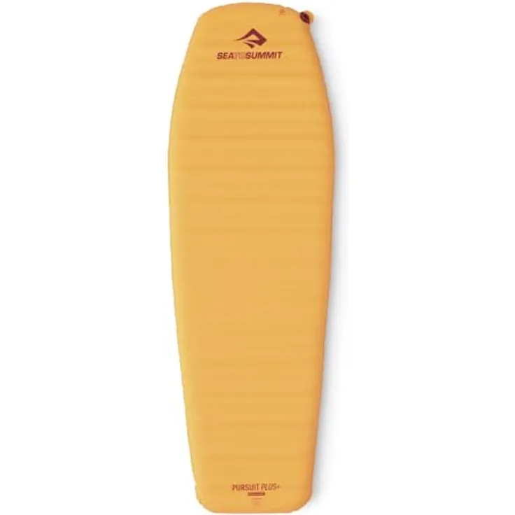 Sea To Summit Pursuit Plus Self Inflating Mat, komfortable Isomatte mit Thermoisolierung, Zinnia Orange, 1,04 kg