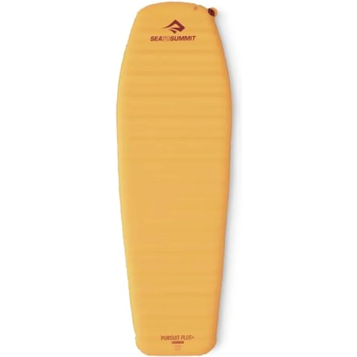 Sea To Summit Pursuit Plus Self Inflating Mat, komfortable Isomatte mit Thermoisolierung, Zinnia Orange, 1,04 kg – Bild 1