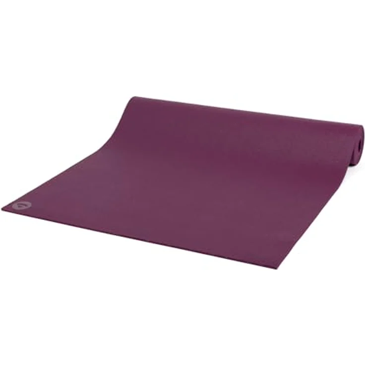 Bodhi Yogamatte Kailash Premium 60 XL, rutschfest & schadstofffrei, Studiomatte für Yoga & Pilates, wild berry, Made in Germany, OEKO-TEX 100, inkl. Gummi-Haltebänder – Bild 3