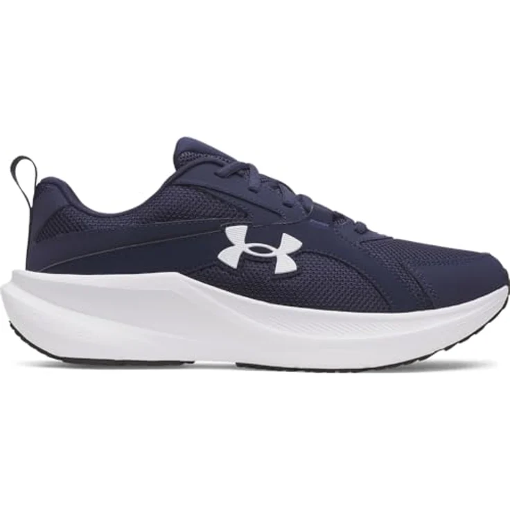 Under Armour Herren Charged Assert 11 Laufschuhe, Atmungsaktives Obermaterial, Gepolsterte Einlegesohle, Charged+ Dämpfung, Robuste Gummiaußensohle, Blau, Schuhgröße 47 EU – Bild 5