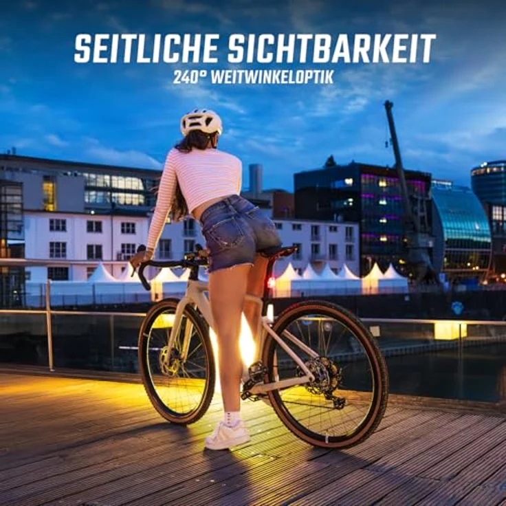 SIGMA SPORT Beleuchtung Sigma Hiro 10, Fahrradbeleuchtung mit hoher Sicherheit und Sichtbarkeit – Bild 3