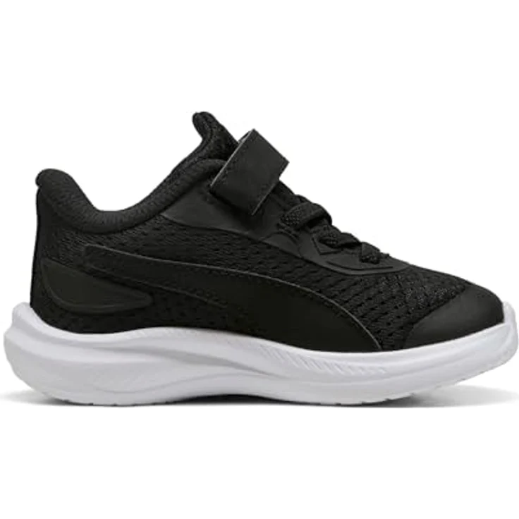 PUMA Skyrocket 312415-01, Kinder Laufschuhe mit Elastik- und Klettverschluss, Größe 23, recycelte Materialien, Farbe 01 – Bild 5