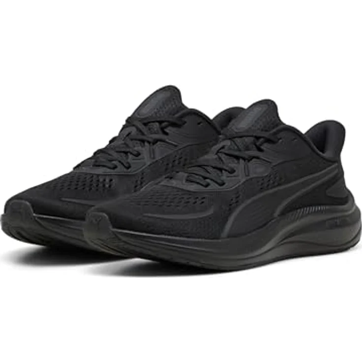 PUMA Skyrocket Lite 2 Laufschuhe für Erwachsene, ultraleicht mit Pumalite Dämpfung und Softfoam+ Innensohle, Schwarz Matt Silber Grau – Bild 6