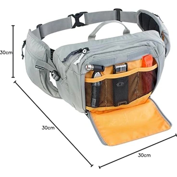 Evoc Hip Pack 3L inkl. 1,5 L Trinkblase - Stone. – Bild 9