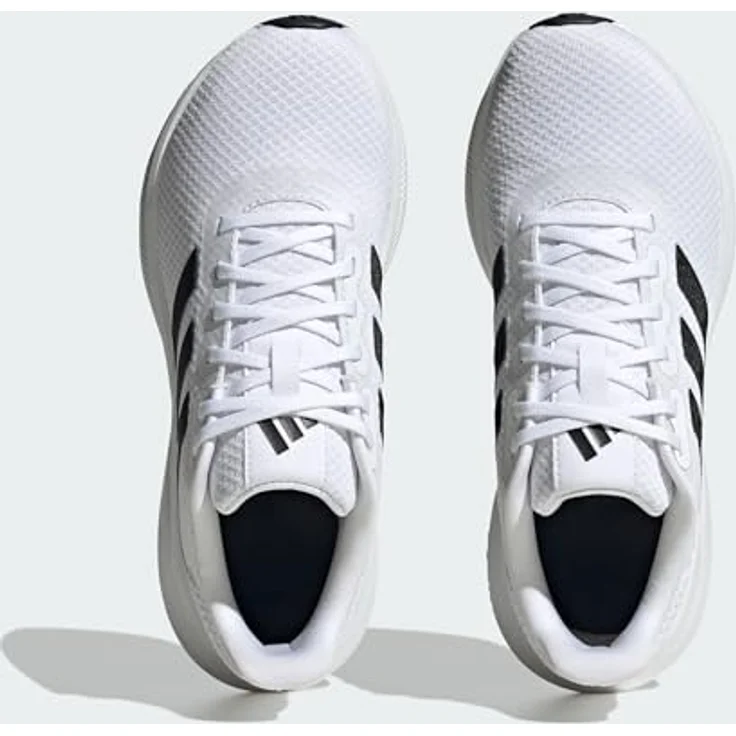 adidas Runfalcon 3.0, Laufschuh mit Cloudfoam Dämpfung und atmungsaktivem Obermaterial, Weiß – Bild 3