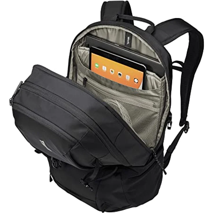 Thule Enroute Backpack 23L, Black - Laptop- und Tablet-Schutz, Wasserfeste TPU-Tasche, Organisationsfächer – Bild 3