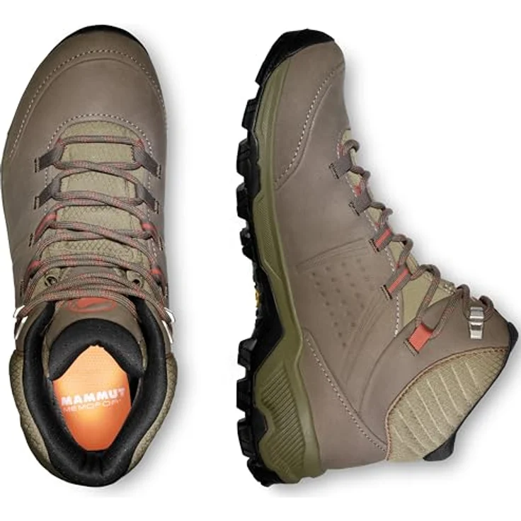 Mammut Nova IV Mid GTX Women, Damen Wanderschuhe mit GORE-TEX, vibram-Sohle, Terracare-Nubukleder, Braun, Größe 38.5 – Bild 3