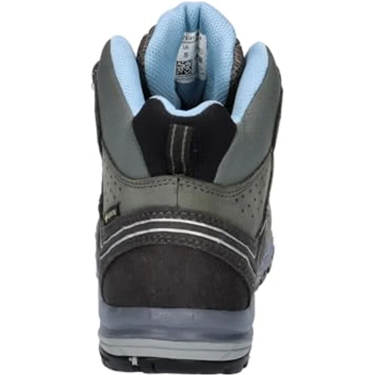 Meindl Damen Journey Mid GTX, Wanderschuh aus Nubukleder mit GORE-TEX® Futter, anthrazit/orange, Größe 43 – Bild 5