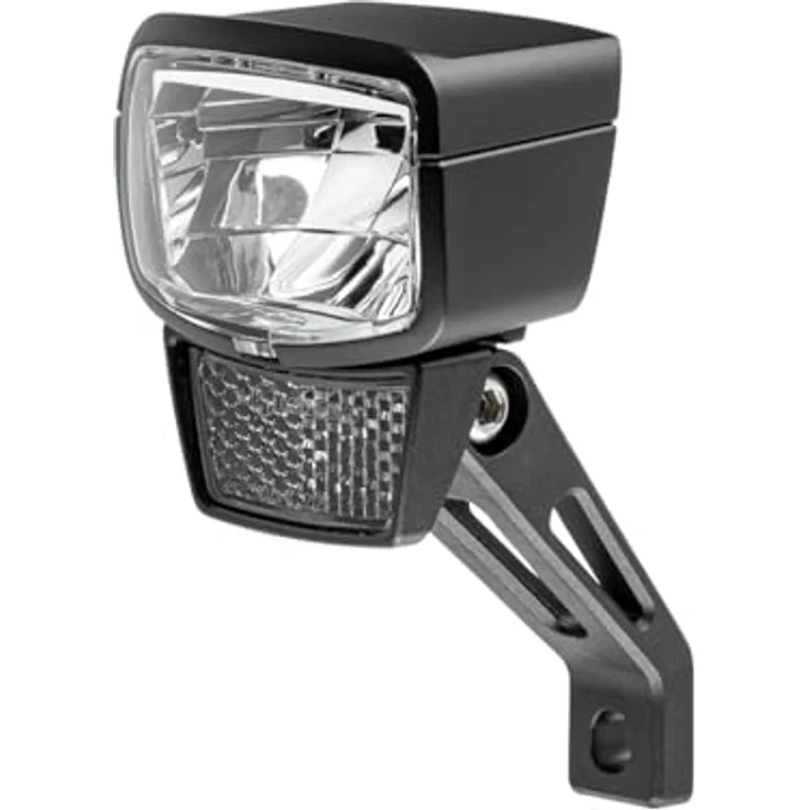 AXA Nxt 130 LED-E-Bike-Scheinwerfer, 130 Lux, 6-48V, Gabel-/Lenkerbefestigung – Bild 1