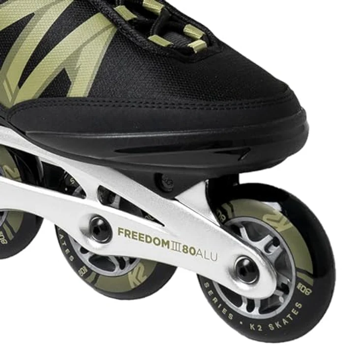 K2 Inline Skates, Größe 43, ideal für Freizeit und Sport, schwarz – Bild 2