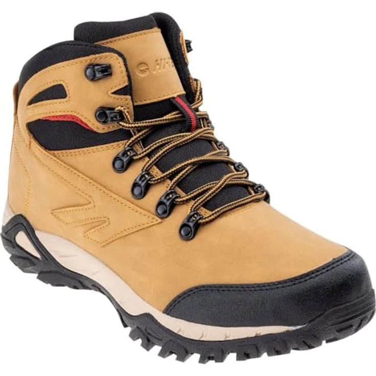 Hi-Tec Medin Mid, Herren Trekking Schuh aus Kunststoff, High-top, Schnürer – Bild 4