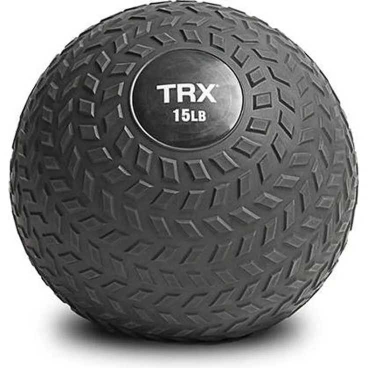 TRX Medizinball, 13.70 kg, widerstandsfähiger Slam Ball aus Gummimischung für Wurfübungen