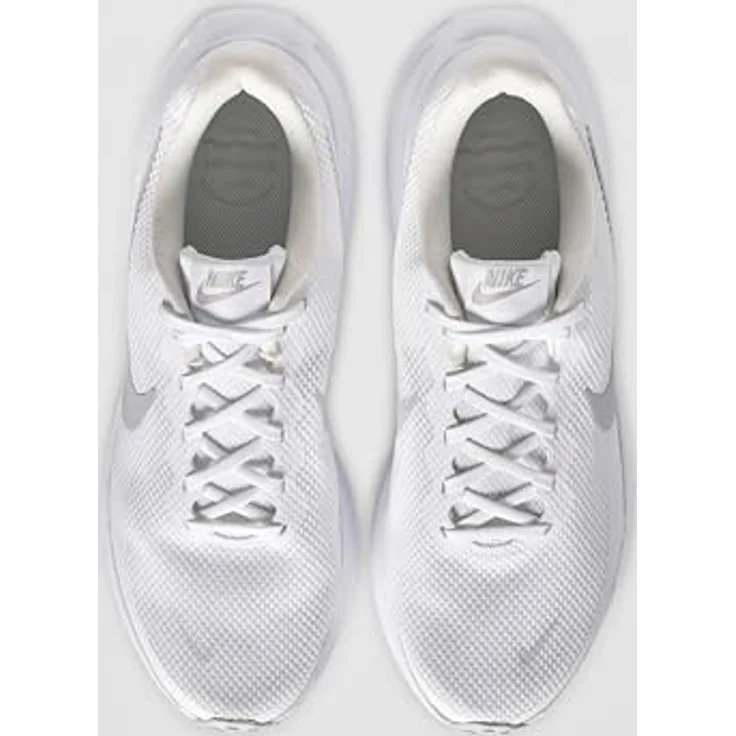 Nike Herren Laufschuhe Revolution 8 HJ9198-100, Atmungsaktive Mesh-Schuhe mit Schaumstoff-Mittelsohle und Gummi-Außensohle, Weiß, EU 45 – Bild 6