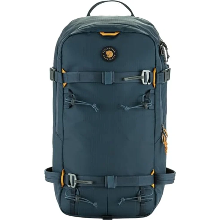 Fjällräven Bergtagen Touring 30L Rucksack, wasserdichtes Bergshell-Gewebe aus 100% recyceltem Polyamid, Mountain Blue, M/L – Bild 1