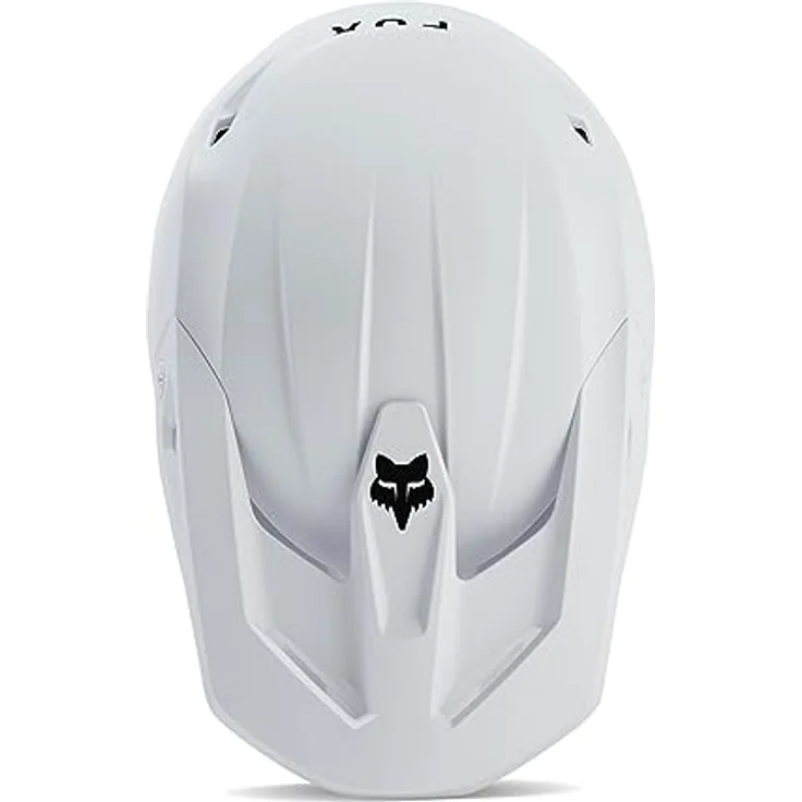 Fox V1 Solid Motocross Helm, weiß matt, mit MIPS-Schutzsystem und optimaler Luftzirkulation, Größe L (59/60) – Bild 4