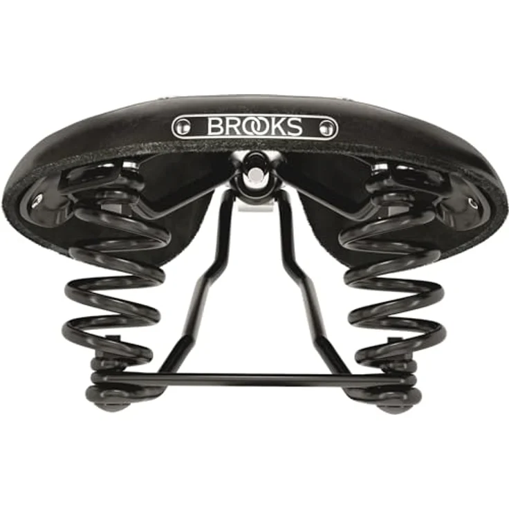Brooks England Flyer, Velosattel mit klassischen Ledersattelform und vorerweichter Satteldecke, schwarz – Bild 2