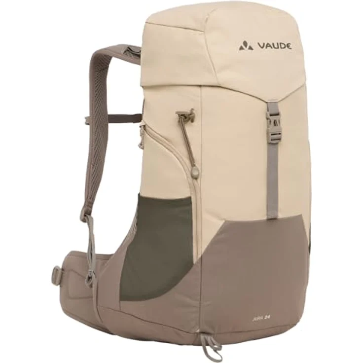 VAUDE Jura 24, Wanderrucksack 24L mit atmungsaktivem Rücken, Trinksystem-Fach und flexiblen Außentaschen – ideal für Tageswanderungen – Bild 1