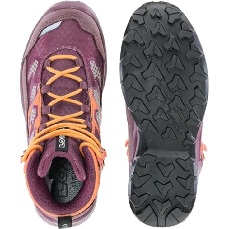 Lowa Maddox Pro GTX Mid JR, Kinder Wanderschuh in Rosa mit wasserdichter GORE-TEX Membran und hohem Tragekomfort, Größe 32 – Bild 6