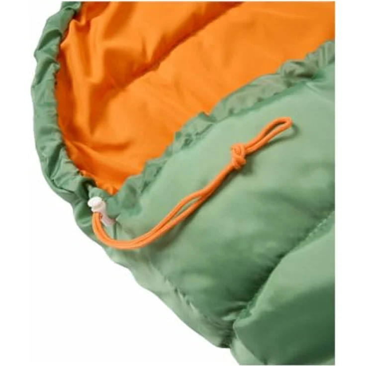 Mckinley Kinder JR. SoftActive 10 Mumienschlafsack, Polyester-Hohlfaserfüllung, leicht und kompakt, Green/Orange/Beige, 140L – Bild 5