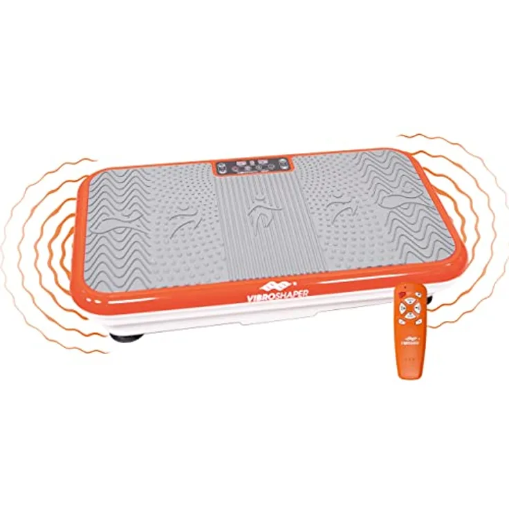Vibro Shaper – Fitness Vibrationsplatte unterstützt bei Muskelaufbau und Fettverbrennung – Vibrationstrainer für alle Muskelgruppen