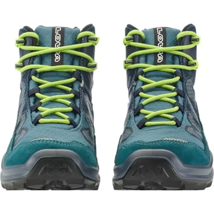 Lowa MADDOX PRO GTX, Jungen Outdoorschuhe mit GORE-TEX Membran, petrol/limone – Bild 3