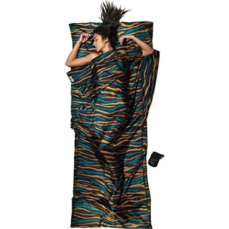 Cocoon Schlafsack, 220 cm, aus ripstop Seide, temperaturausgleichend, mit Kissenfach und kleinem Packmaß – Bild 1