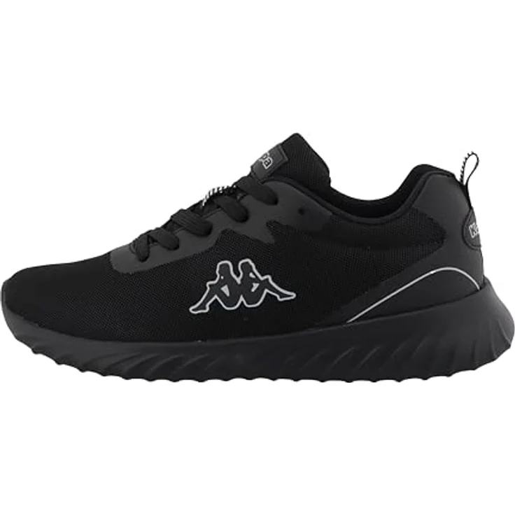 Kappa Laufschuh, sportlicher Sneaker aus Synthetik, schwarz, Größe 36 – Bild 1
