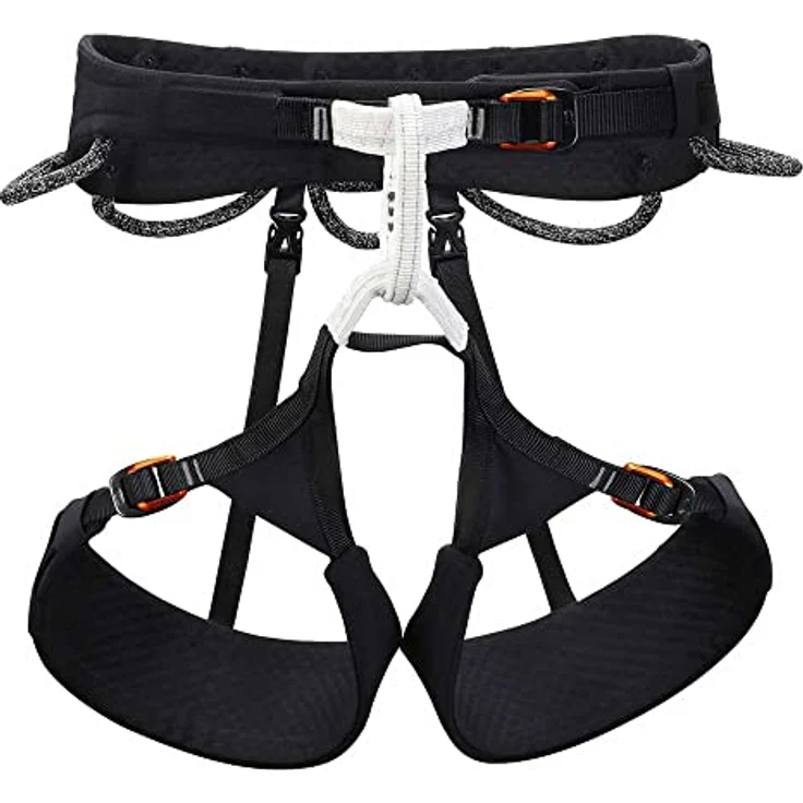 Petzl Aquila, Klettergurt (M) mit Fuseframe-Technologie, einstellbaren Beinschlaufen und 4 Materialschlaufen – Bild 1