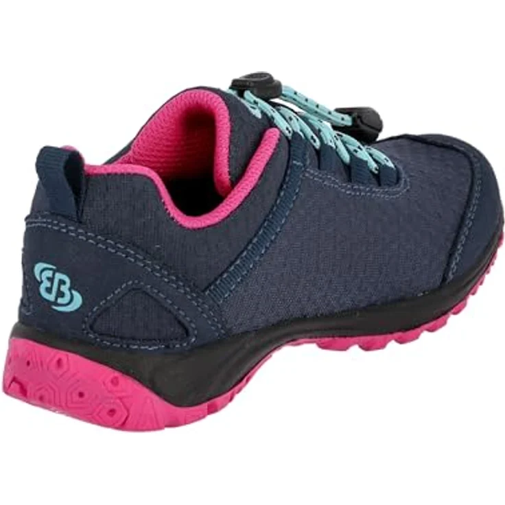 BRÜTTING Guide Outdoorschuh, wasserabweisender Wanderschuh für Kinder und Jugendliche mit Schnellschnürsystem, schwarz – Bild 4