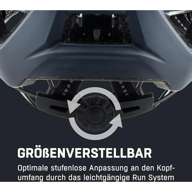 Alpina Haga Indigo Matt, Größe 58 - 63 cm - Fahrradhelm, Farbe Blau – Bild 6