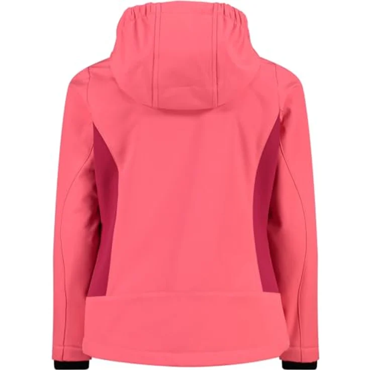 CMP KID G Jacket FIX Hood, Softshelljacke in gloss-fuxia mit fixer Kapuze, wind- und wasserdicht, 7000 mm Wassersäule, 3000 g/m²/24h Atmungsaktivität – Bild 2