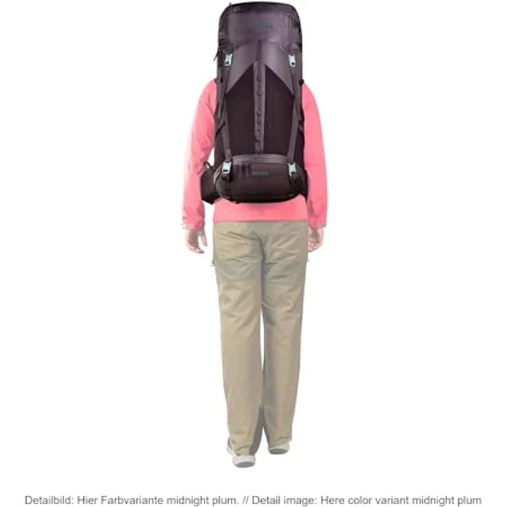 Tatonka Norix 44 Women, Trekkingrucksack für Damen, 70 cm, schwarz, 100% Polyamid, 32 x 18 x 70 cm – Bild 7