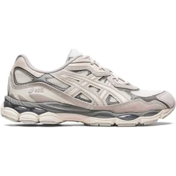 ASICS Gel-NYC, Herrensneaker in Cream/Oyster Grey mit GEL-Dämpfung und modernem Design, Größe 47 EU – Bild 2