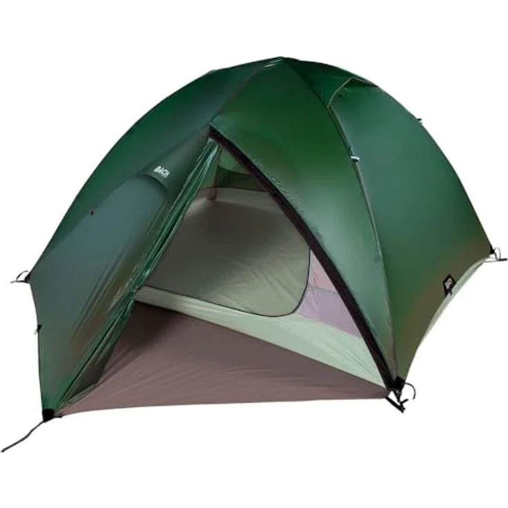 BACH Guam 3, Drei-Personen-Kuppelzelt mit 20D Nylon, 2 Apsiden, willow bough green – Bild 5