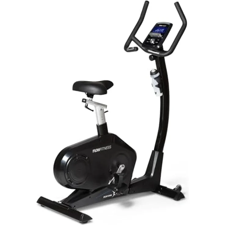 Flow Fitness Perform B3i, Heimtrainer mit 15 kg Schwungmasse, verstellbarem Sattel und Lenker, Herzfrequenzsensoren, Flaschenhalter und Tablet-Halterung – Bild 1