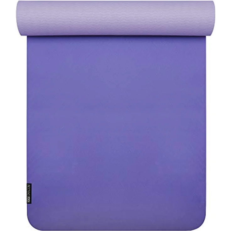 Yogistar yogimat pro, rutschfeste Yogamatte aus TPE-Schaum, 183 cm x 61 cm x 5 mm, violett – Bild 1