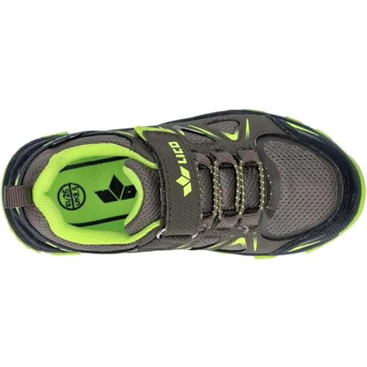 Lico Allen VS, Outdoorschuh mit wasserdichter Comfortex-Klimamembrane und elastischen Schnürsenkeln, grau – Bild 5