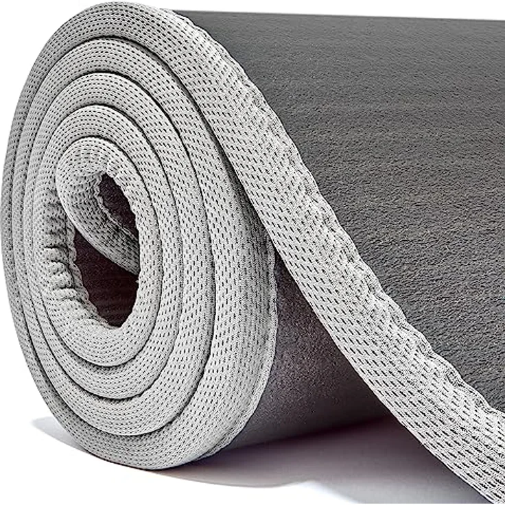 adidas Yogamatte (10 mm) - voll gepolstert, mit genähten Stoffkanten und geriffelter Unterseite, rutschfest, inkl. Tragegurt, Maße: 183 x 61 cm – Bild 7