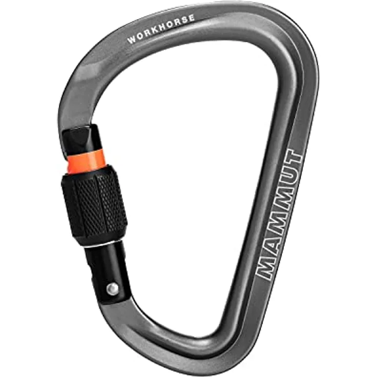 Mammut Workhorse HMS Screwgate Karabiner, 25 kN Bruchfestigkeit, robust und vielseitig