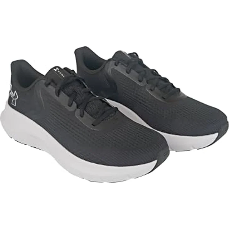Under Armour Charged Rogue 5, Laufschuhe für Männer, schwarz, EU 44, atmungsaktives Mesh, Charged Cushioning® Mittelsohle, robuster Gummi-Außensohle – Bild 3