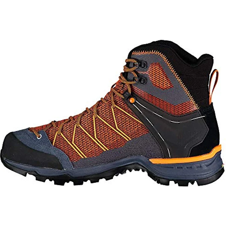 Salewa Mtn Trainer Lite Mid GTX, wasserdichter Herren Wanderschuh mit GORE-TEX® Futter, orange/schwarz, für Trekking und technische Wanderungen – Bild 3