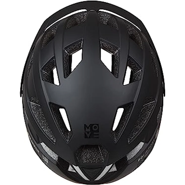 Polisport City-Move In-mold Velohelm, 58-61 cm, mit abnehmbarem Visier und Twin-Shell-Design, leicht und sicher – Bild 5