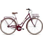 Maxim La Vita Nexus Damenfahrrad 28 Zoll 7 Gang Citybike aus Aluminium, Dark Purple, 55 cm Rahmen, 28 Zoll Laufradgröße
