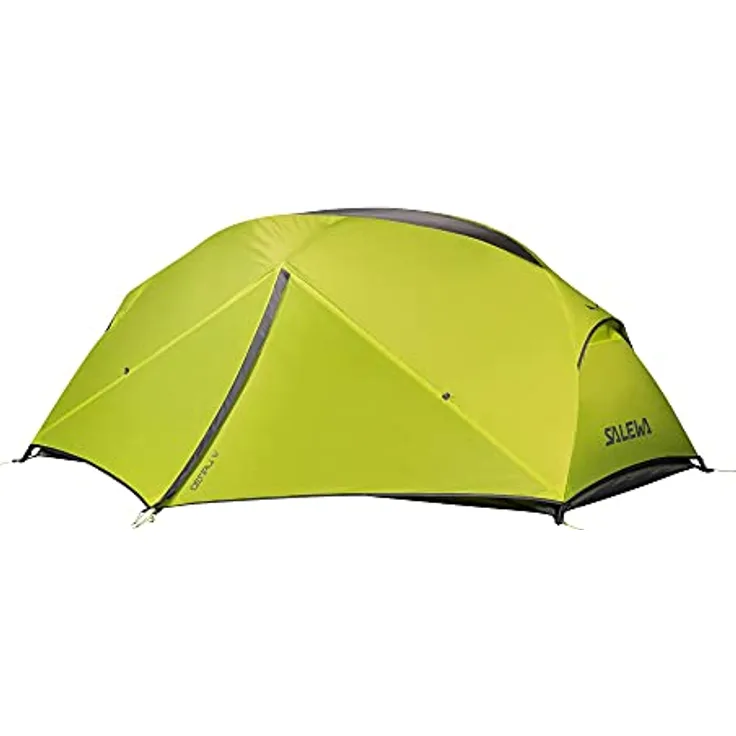Salewa Denali IV-Zelt, 4-Personen Trekkingzelt für 3 Jahreszeiten, grau, Wassersäule 3000mm/5000mm, Packmaß 55x22x16cm