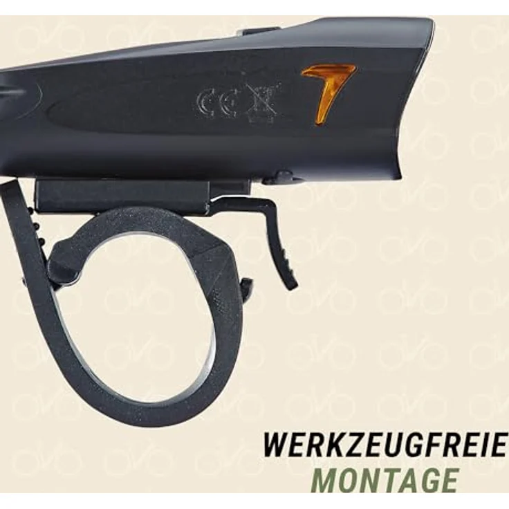 Prophete LED USB AKKU-Scheinwerfer, 30/15 Lux Fahrradbeleuchtung – Bild 5